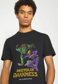 Han Kjøbenhavn ARTWORK TEE SHORT SLEEVE - Print T-shirt - Faded Black -Han Kjøbenhavn Shop 816ccb1a56dd49bcb3ec4ca12a0933ea