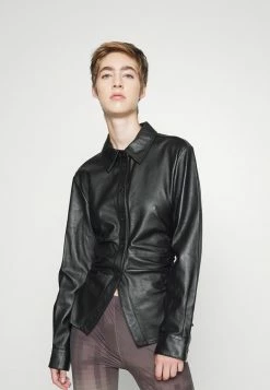 Han Kjøbenhavn FITTED - Button-down Blouse - Black -Han Kjøbenhavn Shop 818c4133501a4f1b95c86d1871273b69