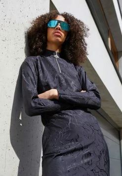 Han Kjøbenhavn HALF ZIP PLEATED DRESS - Shift Dress - Black 4 Han Kjøbenhavn HALF ZIP PLEATED DRESS - Shift Dress - Black -Han Kjøbenhavn Shop 81b4e29e6a10442a9d045c0d84fbe435