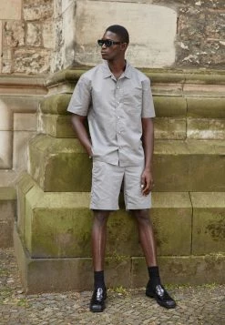Han Kjøbenhavn SUMMER SHIRT SHORT SLEEVE - Shirt - Grey
