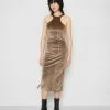 Han Kjøbenhavn RUCHE DRESS - Cocktail Dress / Party Dress - Light Brown -Han Kjøbenhavn Shop 833362725cc948808d0755d15ae307ff