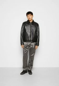 Han Kjøbenhavn BOXED JACKET - Faux Leather Jacket - Black -Han Kjøbenhavn Shop 8703d669a4ab4ec6ad4e7cc9d0bc382e