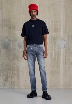 Han Kjøbenhavn BOXY TEE SHORT SLEEVE - Basic T-shirt - Faded Black Diamond