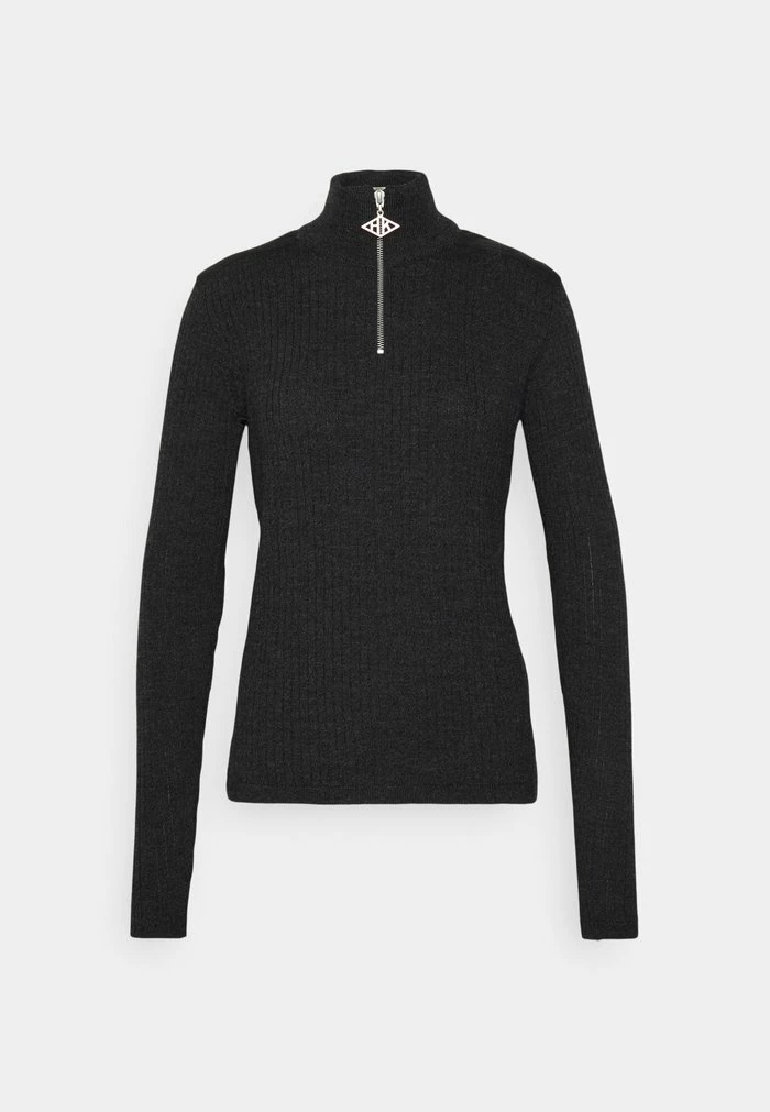 HALF ZIP - Jumper - black Han Kjøbenhavn HALF ZIP - Jumper - Black -Han Kjøbenhavn Shop 88decc7ae0e746b08abb1e53312b44b0