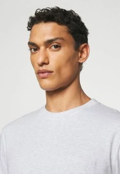 Han Kjøbenhavn CASUAL TEE LONG SLEEVE - Long Sleeved Top - Light Grey Melange Logo -Han Kjøbenhavn Shop 92a46af7b5404e2ea82dc913be3ef089