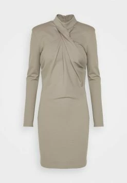 Han Kjøbenhavn SHARP TWISTED DRAPE DRESS - Jersey Dress - Sand -Han Kjøbenhavn Shop 947631b818cc46e5bc72d2f636ad2171
