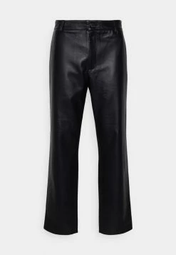 Han Kjøbenhavn SINGLE SUIT TROUSERS - Leather Trousers - Black -Han Kjøbenhavn Shop 96504cb94a5e4f0d86bd6e63cf997d9d