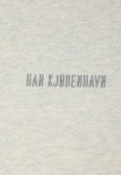Han Kjøbenhavn DISTRESSED CREW LOGO - Sweatshirt - Grey Melange -Han Kjøbenhavn Shop 98b067a8178c4b30807eeeb70dadb1c5