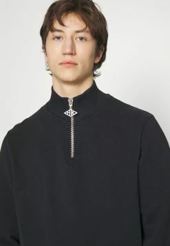 Han Kjøbenhavn HALF ZIP - Sweatshirt - Faded Black -Han Kjøbenhavn Shop 98f3f9eeaf824373a873399aad063dc4
