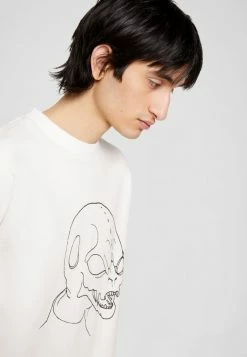 Han Kjøbenhavn ARTWORK CREW - Sweatshirt - Off White -Han Kjøbenhavn Shop 9c56b9270fe24ac887baf98e30fd6a6d