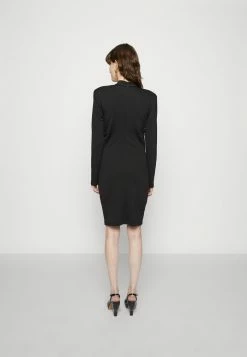 Han Kjøbenhavn SHARP TWISTED DRAPE DRESS - Jersey Dress - Black -Han Kjøbenhavn Shop 9e4d8f5663c14d308289e6f653916ea5