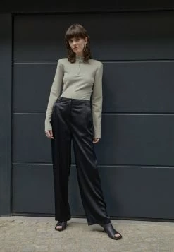 Han Kjøbenhavn SHARP HALF ZIP - Long Sleeved Top - Sand