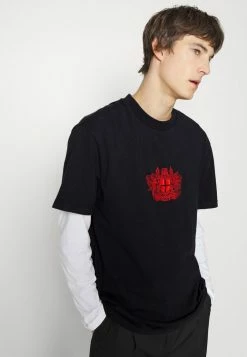 Han Kjøbenhavn BOXY TEE SHORT SLEEVE - Print T-shirt - Faded Black -Han Kjøbenhavn Shop a17c416b1b1645efad19f008ffac521f