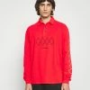 Han Kjøbenhavn SHIRT LONG SLEEVE - Polo Shirt - Red -Han Kjøbenhavn Shop a57711eb941c4d73ba6d260a1270ebd9