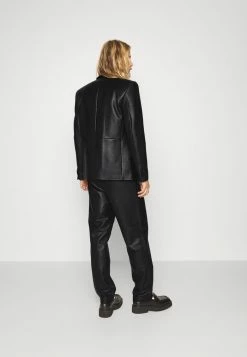 Han Kjøbenhavn SINGLE SUIT TROUSERS - Leather Trousers - Black -Han Kjøbenhavn Shop a7f98cfe5aa14628826b0890d4871c10