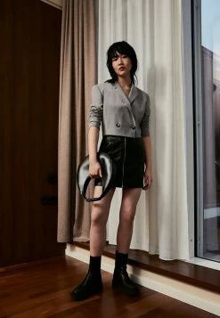 Han Kjøbenhavn ZIP SKIRT - Pencil Skirt - Black