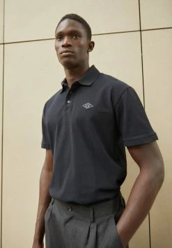 Han Kjøbenhavn SHORT SLEEVE - Polo Shirt - Faded Black -Han Kjøbenhavn Shop a9ed7f7896d1445a8eefc1c20182c051