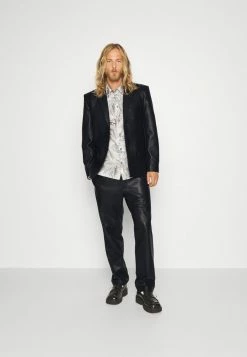 Han Kjøbenhavn SINGLE SUIT TROUSERS - Leather Trousers - Black -Han Kjøbenhavn Shop ab2b446f143742dc9b31436bb3624e60