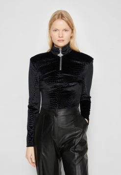 Han Kjøbenhavn HALF ZIP SHARP LONG SLEEVE - Long Sleeved Top - Black 4 Han Kjøbenhavn HALF ZIP SHARP LONG SLEEVE - Long Sleeved Top - Black -Han Kjøbenhavn Shop acfc15c5ba1847d6b6d98ad4a3390ccf