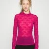 Han Kjøbenhavn MONOGRAM TURTLENECK - Long Sleeved Top - Magenta -Han Kjøbenhavn Shop ae81a5ed79ce470fb70f3863e7a33173