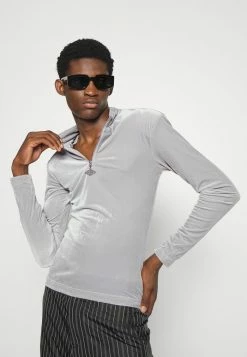 Han Kjøbenhavn HALF ZIP SHARP LONG SLEEVE - Sweatshirt - Grey -Han Kjøbenhavn Shop b1018311c25445d297b36d9f0a2ea149