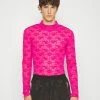 Han Kjøbenhavn MONOGRAM TURTLENECK LONG SLEEVE - Long Sleeved Top - Magenta -Han Kjøbenhavn Shop b28ba0c00a134e6581a12c230fce46cc