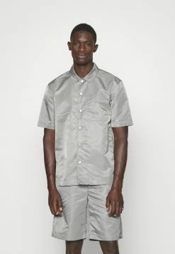Han Kjøbenhavn SUMMER SHIRT SHORT SLEEVE - Shirt - Grey -Han Kjøbenhavn Shop b323eebba0e54331ae28ca63ace4bb1d