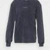 Han Kjøbenhavn DISTRESSED TEE LONG SLEEVE LOGO - Long Sleeved Top - Dark Grey -Han Kjøbenhavn Shop b359c032b4f74d6196594bbc22c41cb6