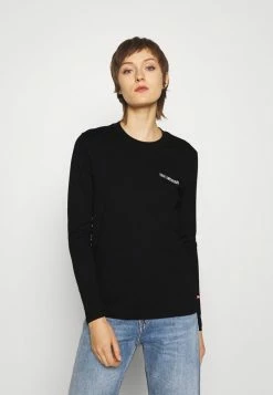 Han Kjøbenhavn CASUAL TEE LONG SLEEVE - Long Sleeved Top - Black Logo