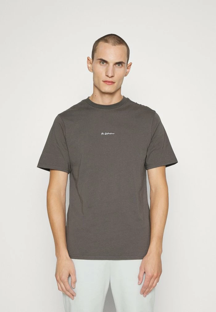 CASUAL TEE SHORT SLEEVE - Basic T-shirt - dark grey Han Kjøbenhavn CASUAL TEE SHORT SLEEVE - Basic T-shirt - Dark Grey -Han Kjøbenhavn Shop b63a9834990341b480ab55396ce2b6c6