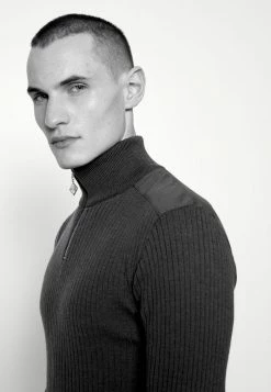 Han Kjøbenhavn ZIP TURTLENECK - Jumper - Army Green -Han Kjøbenhavn Shop b72a17e27d45481799ec0c1b22e5928e