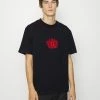 Han Kjøbenhavn BOXY TEE SHORT SLEEVE - Print T-shirt - Faded Black -Han Kjøbenhavn Shop b7a294fd671c40c4bdac785e2cffdb71