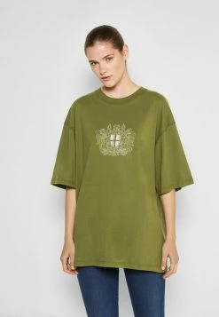 Han Kjøbenhavn BOYFRIEND TEE - Print T-shirt - Green