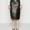 Han Kjøbenhavn LONG ZIP SKIRT - Maxi Skirt - Black -Han Kjøbenhavn Shop ba1f56f5c42446d5a958ddefdfcf5662