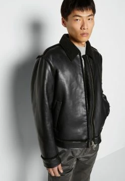 Han Kjøbenhavn BOXED JACKET - Faux Leather Jacket - Black -Han Kjøbenhavn Shop be0c58e8fc34480f88b377e811494dd8