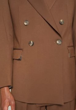 Han Kjøbenhavn BOXY SUIT BLAZER - Suit Jacket - Brown -Han Kjøbenhavn Shop bf89a29e05d2492eb8b48bc70dfcba69
