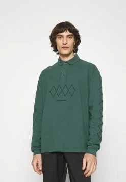 Han Kjøbenhavn SHIRT LONG SLEEVE - Polo Shirt - Dusty Green