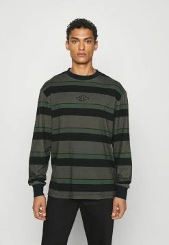 Han Kjøbenhavn BOXY TEE LONG SLEEVE - Long Sleeved Top - Dark Tonal