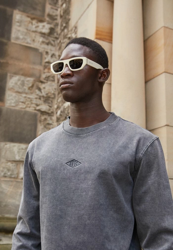 Han Kjøbenhavn DISTRESSED TEE LONG SLEEVE DIAMOND - Sweatshirt - Dark Grey 5 Han Kjøbenhavn DISTRESSED TEE LONG SLEEVE DIAMOND - Sweatshirt - Dark Grey - Image 3