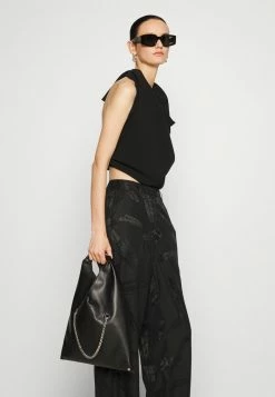 Han Kjøbenhavn HIGH RISE SUIT TROUSERS - Trousers - Black -Han Kjøbenhavn Shop c7fd4f1f158d4125b0c20df0a1921f11