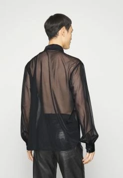 Han Kjøbenhavn GATHER CUFF SHIRT - Shirt - Black -Han Kjøbenhavn Shop ca3c6cbdd47e43f7837f946030bc2600