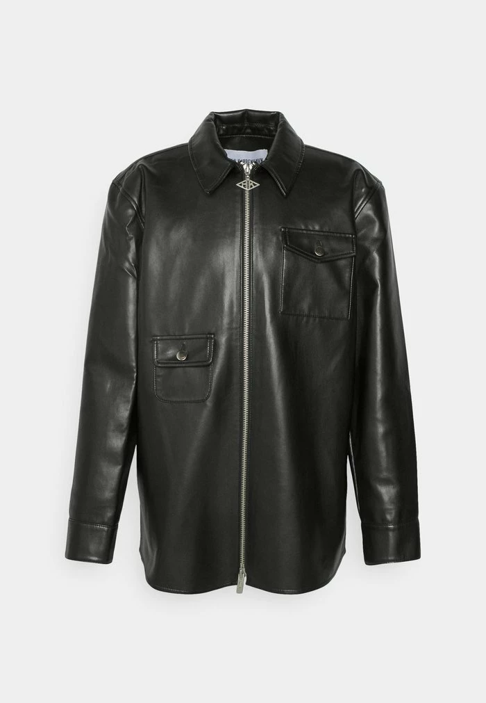 ARMY SHIRT ZIP - Shirt - black Han Kjøbenhavn ARMY SHIRT ZIP - Shirt - Black -Han Kjøbenhavn Shop cfffaa84b6de4d8091500d1827b510e1