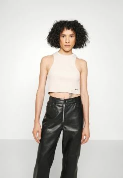 Han Kjøbenhavn CROPPED RACER UNISEX - Top - Sand -Han Kjøbenhavn Shop d6d66896791e429dae7fd5468dbc7dce