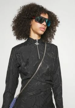 Han Kjøbenhavn HALF ZIP PLEATED DRESS - Shift Dress - Black 7 Han Kjøbenhavn HALF ZIP PLEATED DRESS - Shift Dress - Black -Han Kjøbenhavn Shop d7a3bd0bc2f04e1c813ce8aad04f70cf