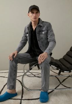 Han Kjøbenhavn SLIM JACKET - Denim Jacket - Black Washed