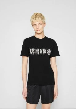 Han Kjøbenhavn ARTWORK TEE SHORT SLEEVE - Print T-shirt - Faded Black Distress