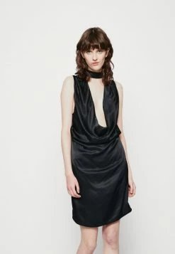 Han Kjøbenhavn LOW CUT DRESS - Cocktail Dress / Party Dress - Black -Han Kjøbenhavn Shop d8eb2daef22b46448a382d882584854b