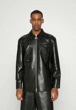 Han Kjøbenhavn ARMY SHIRT ZIP - Shirt - Black