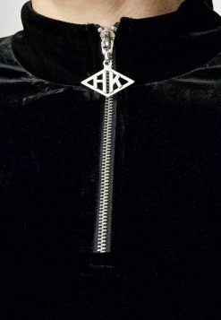 Han Kjøbenhavn HALF ZIP SHARP LONG SLEEVE - Long Sleeved Top - Black -Han Kjøbenhavn Shop ddcb93575c0b47efb5f22c6220205a27