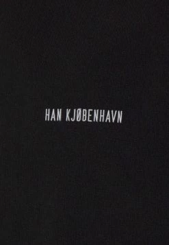 Han Kjøbenhavn DISTRESSED TEE LONG SLEEVE LOGO - Long Sleeved Top - Black -Han Kjøbenhavn Shop ddda01b902484aac8f4d720e3408e29d